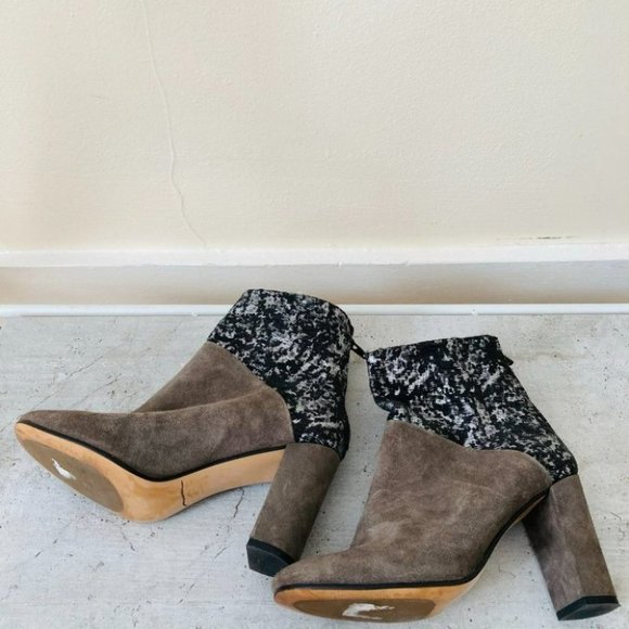 Anthropologie Cubanas Ciara Glitter Heeled Boots - Picture 7 of 16